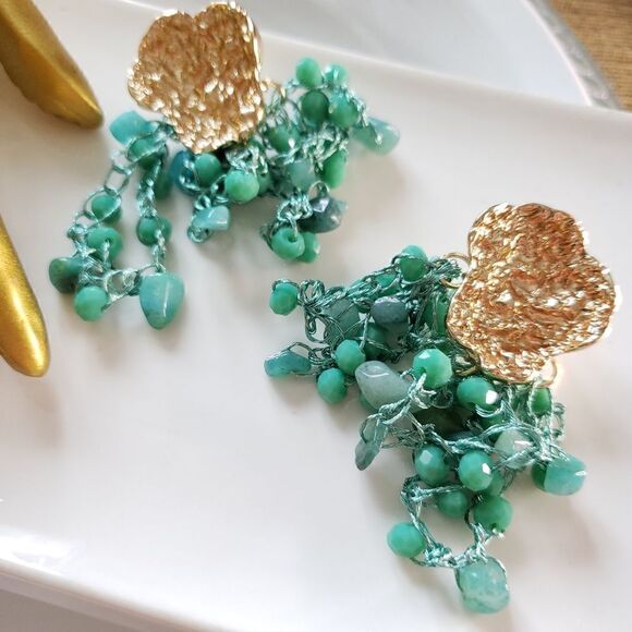 New! Free People Beaded Earrings - Picture 5 of 16